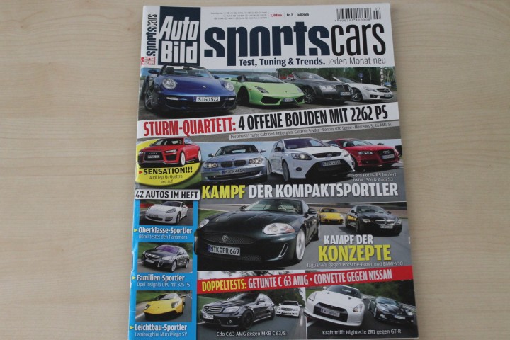 Deckblatt Auto Bild Sportscars (07/2009)